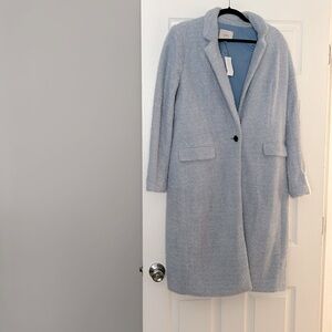 Loft NWT Jacket, Blue Herringbone